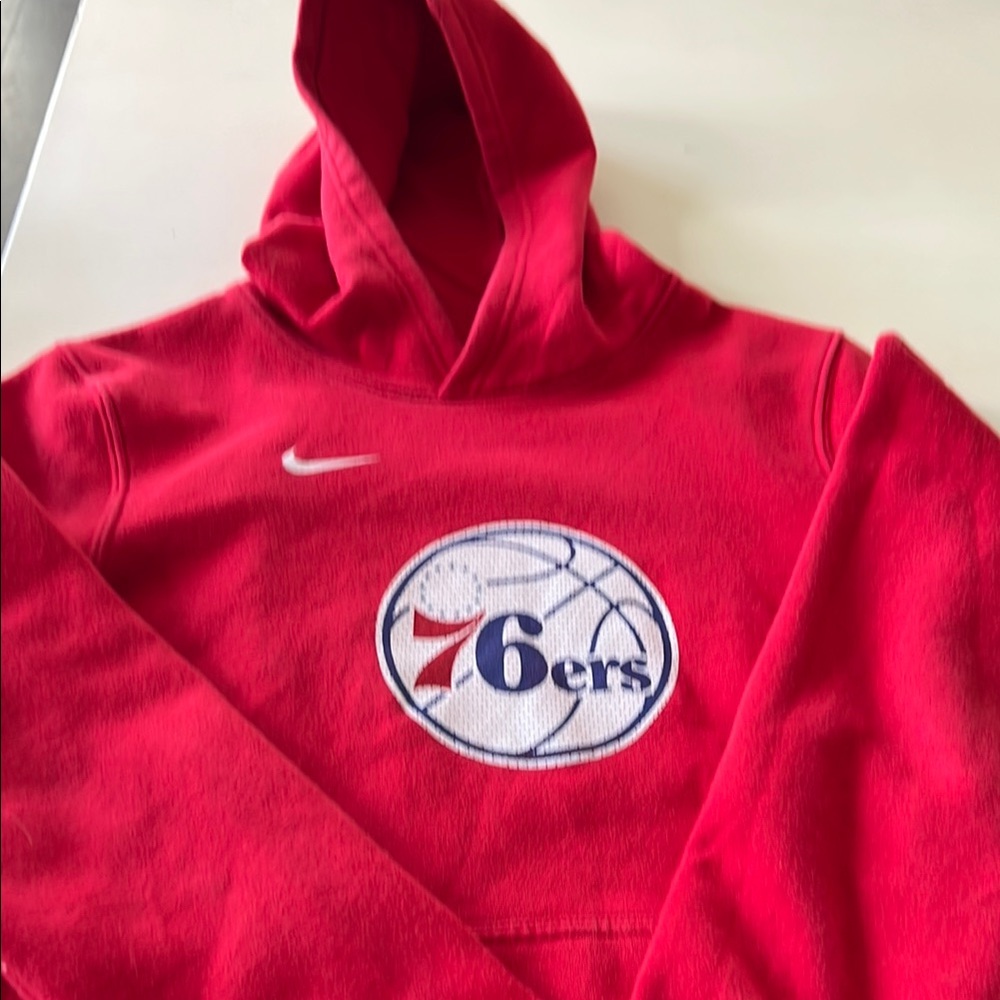 Nike Red 76ers kids Hoodie